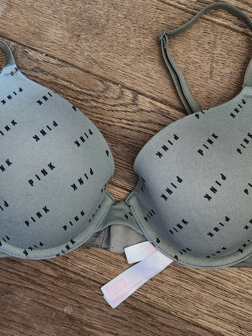 VICTORIA'S SECRET Wear Everywhere PINK Push-Up Bra Green Size 32C